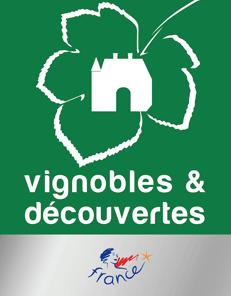 Logo von Weinbergen und Entdeckungen