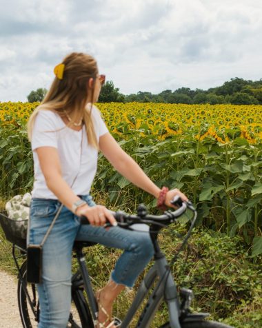 une balade à vélo