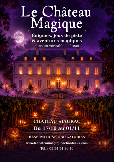 Cet automne le château Siaurac devient une école de magie !
