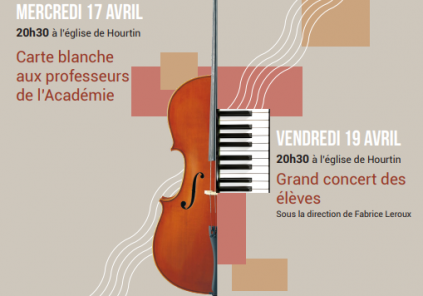 Gratis concerten van de internationale academie van Hourtin Médoc