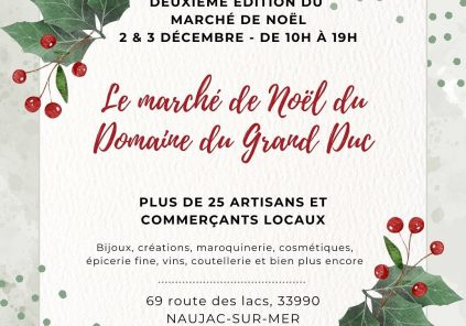 De kerstmarkt van Domaine du Grand Duc