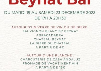 Die Beynat Bar im Château Beynat