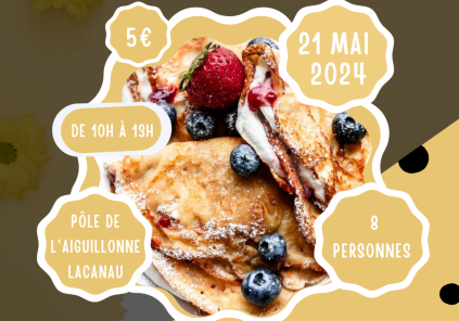 Atelier cuisine - Crêpes Party - La Sorga Le 21 mai 2024