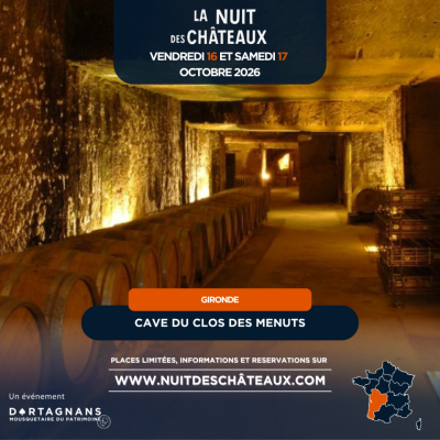 La nuit des Châteaux – Visite des caves monolithes à la lampe au Clos des Menuts