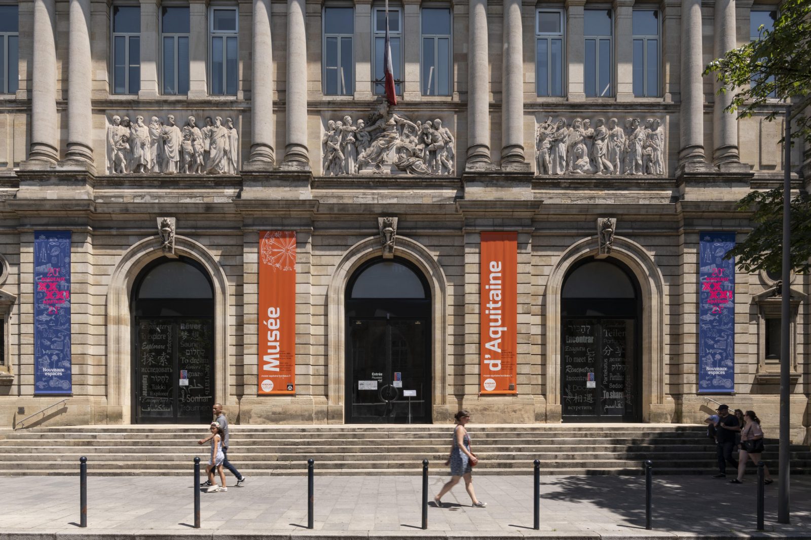 Façade du musée d’ Aquitaine