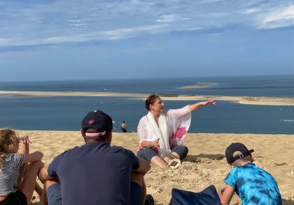 Narrated and guided walk to the Dune du Pilat at sunset