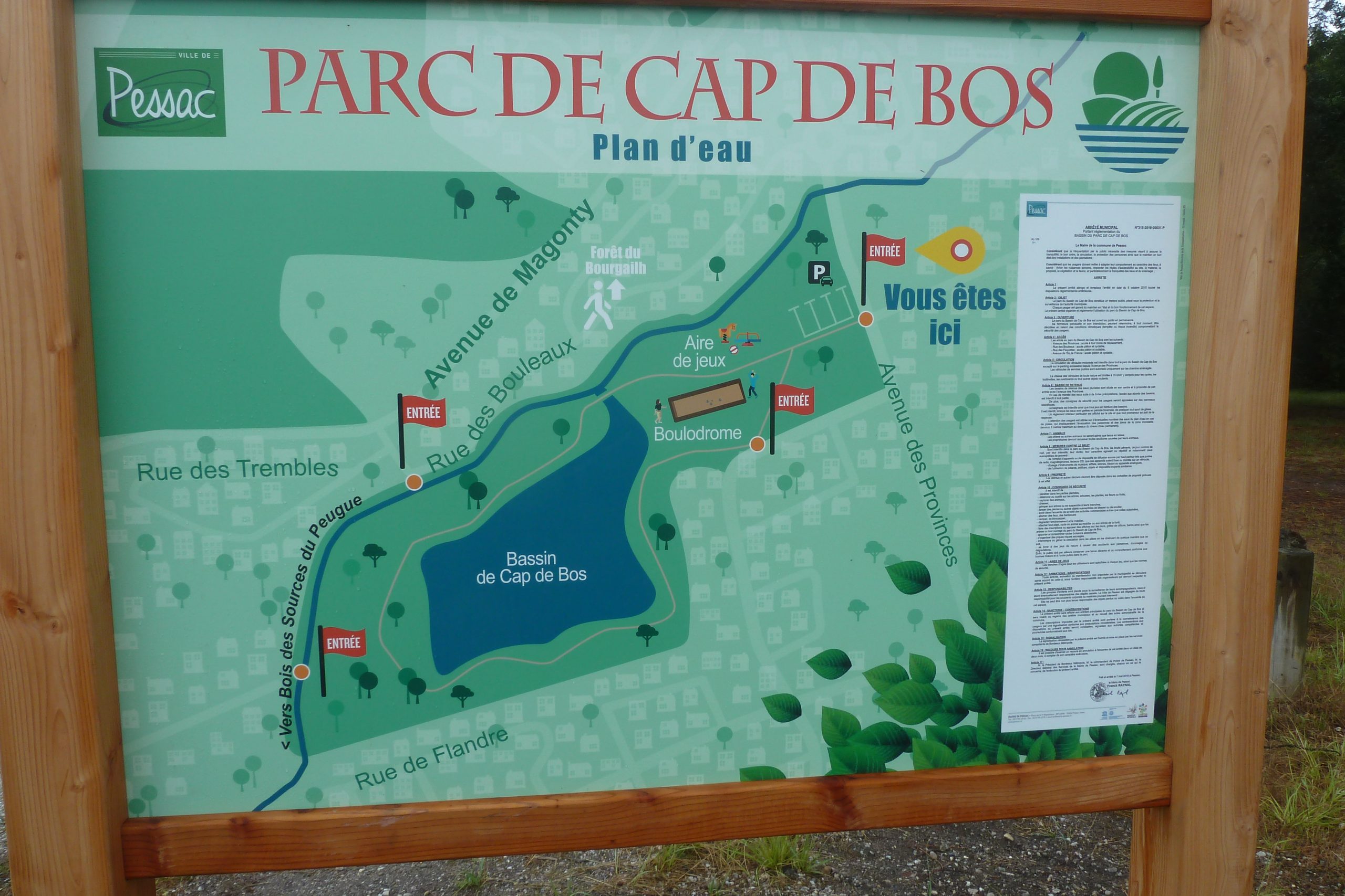 Roller ride: The Cap de Bos park