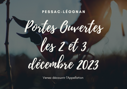 Week-end portes ouvertes en Pessac Léognan