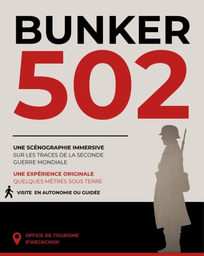Visite Guidée du Bunker : Code 502, l&rsquo;expérience souterraine d&rsquo;Arcachon