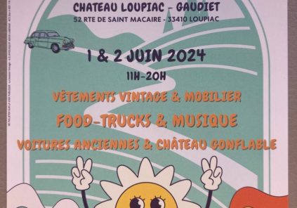 Vintagefestival in Château Loupiac-Gaudiet
