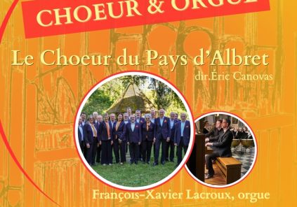Concert choeur et orgue Le 26 mai 2024