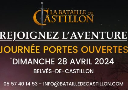 Jornada de puertas abiertas del recinto del espectáculo de la Batalla de Castillon